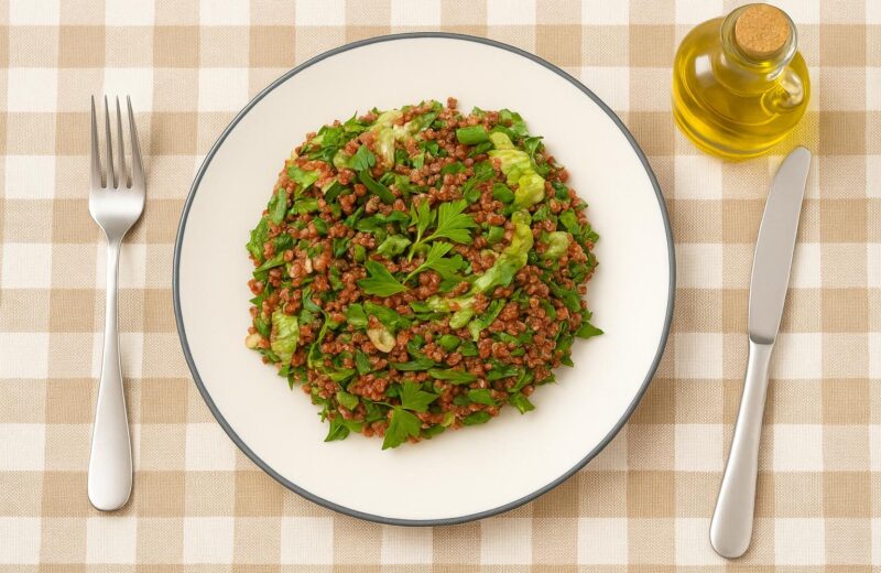 Kinoalı kısır tarifi